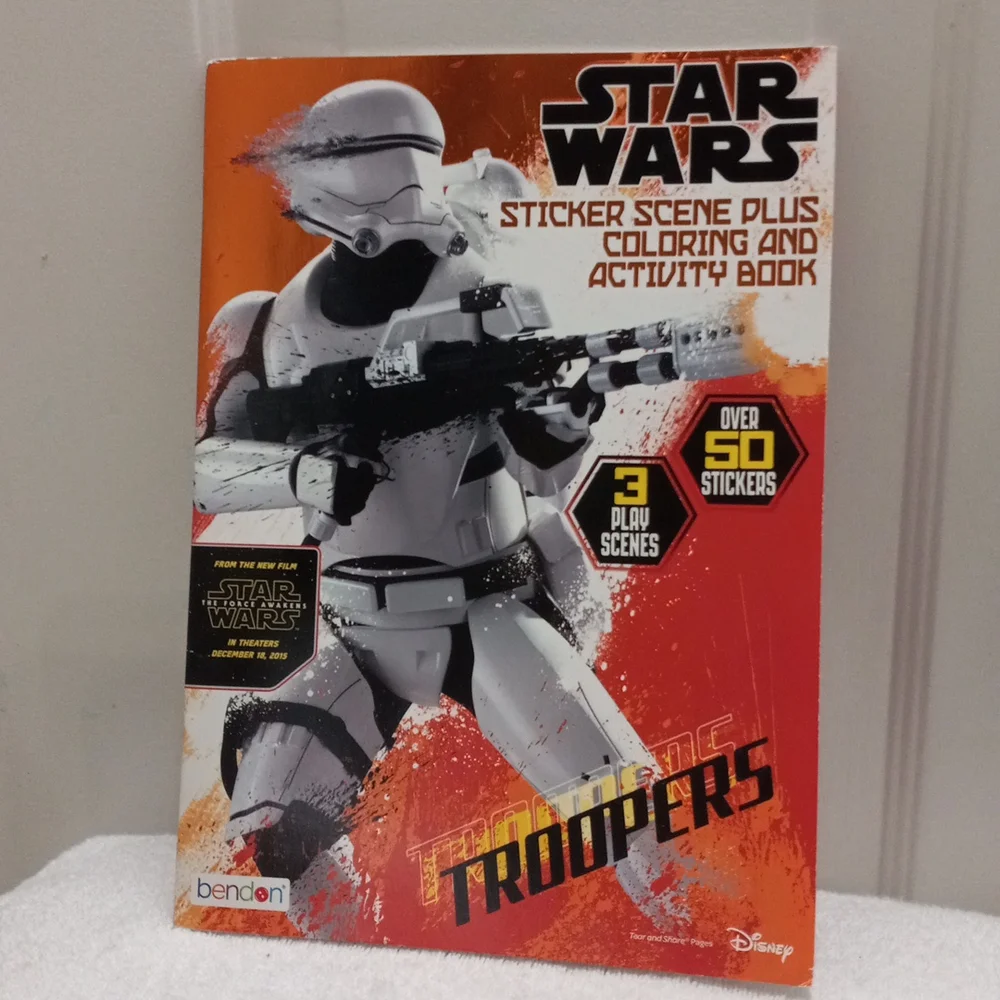 Star Wars Sticker Coloring Activity Book